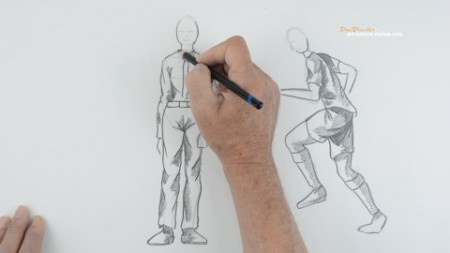 how to draw a figure with clothes