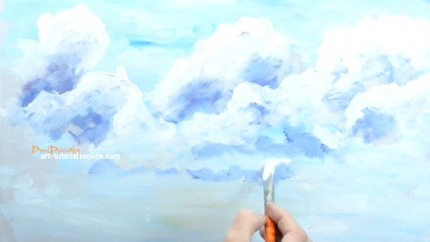How to paint clouds