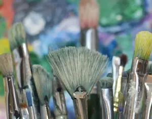 oil painting brushes