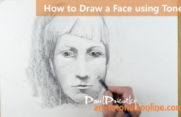 how to draw a face