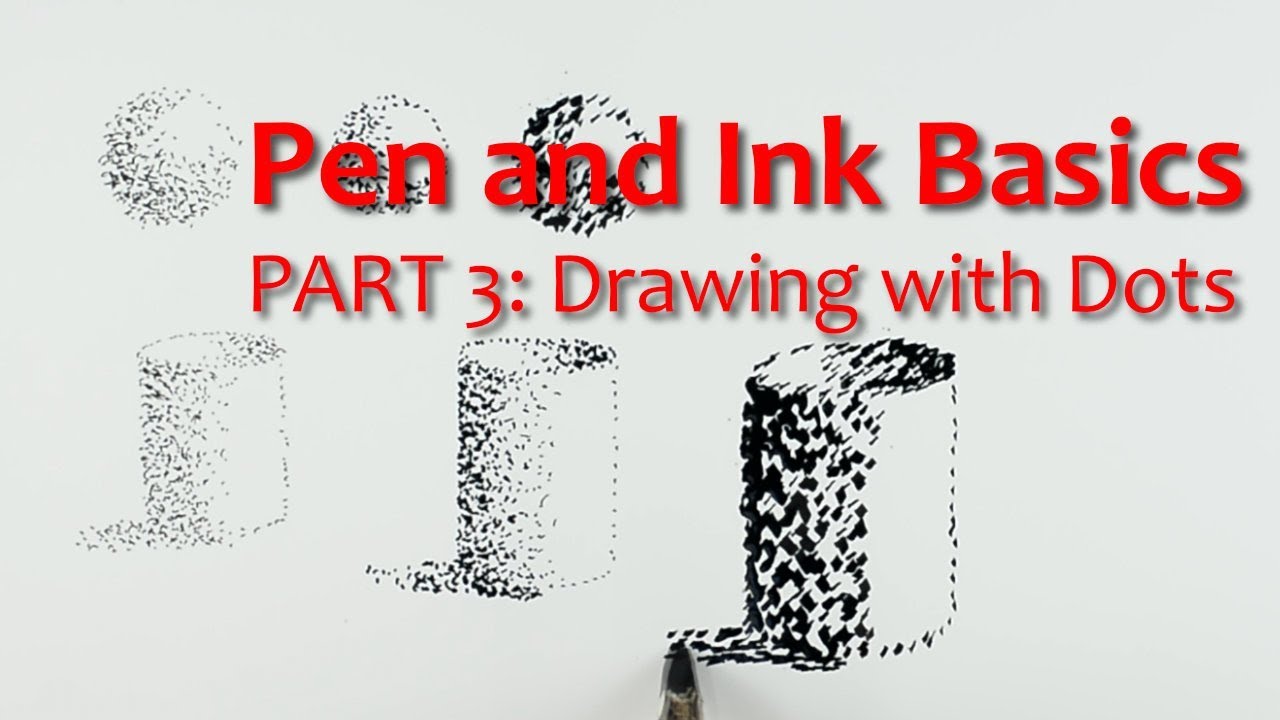 Basic Ink Drawing Pen and Ink Basics - Art Tutorials Online
